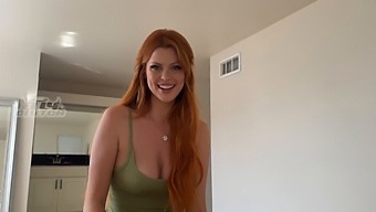 Redheaded Amateur Gives A Blowjob To Her Friend'S Big Cock In Hd