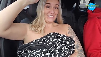 Daylight Striptease In A Car