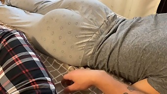 Step Sister Interrupts During Rough Masturbation Session