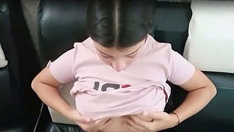 My Stepsister Gives Me A Blowjob And Swallows My Semen
