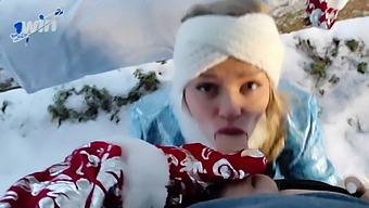 Amateur Blowjob In Snowy Pov Video