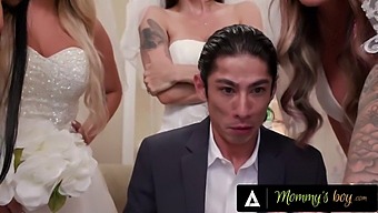 Furious Bride Punishes Wedding Planner In Intense Gangbang