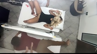 Stunning Wife Receives Erotic Massage And Sex Toys By Doctor While Husband Watches