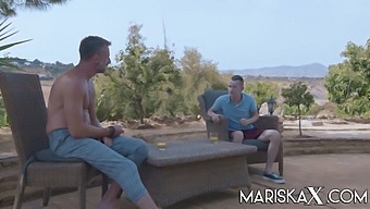 Mariska Engages In Outdoor Sex With Two Men