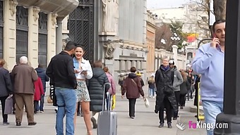 Nuria Millan, A Passionate Amateur, Enjoys Flirting With Strangers On The Street For A Quick Tryst!