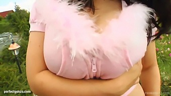 Kristi'S Big Natural Breasts Get A Rough Treatment In This Hot Video