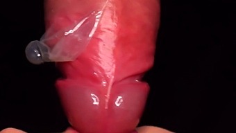 Intense Close-Up Of Oral Sex With Condom Removal And Mouthful Of Cum
