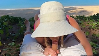 Russian Blonde'S First Experience With A Big Dick On The Beach